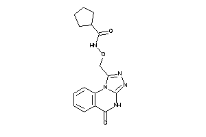 Image of N-[(5-keto-4H-[1,2,4]triazolo[4,3-a]quinazolin-1-yl)methoxy]cyclopentanecarboxamide