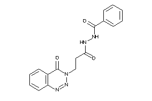 Image of N'-[3-(4-keto-1,2,3-benzotriazin-3-yl)propanoyl]benzohydrazide