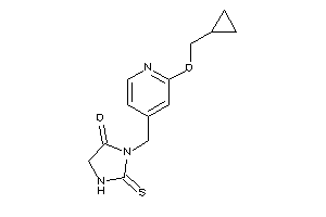 3-[[2-(cyclopropylmethoxy)-4-pyridyl]methyl]-2-thioxo-4-imidazolidinone