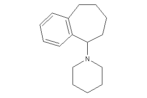 1-(6,7,8,9-tetrahydro-5H-benzocyclohepten-9-yl)piperidine