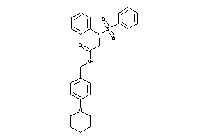 2-(N-besylanilino)-N-(4-piperidinobenzyl)acetamide