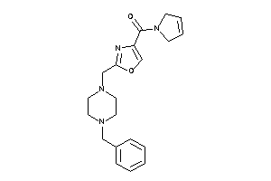 [2-[(4-benzylpiperazino)methyl]oxazol-4-yl]-(3-pyrrolin-1-yl)methanone