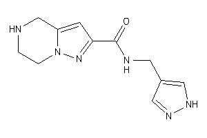 N-(1H-pyrazol-4-ylmethyl)-4,5,6,7-tetrahydropyrazolo[1,5-a]pyrazine-2-carboxamide