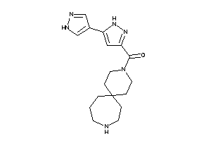 3,9-diazaspiro[5.6]dodecan-3-yl-[5-(1H-pyrazol-4-yl)-1H-pyrazol-3-yl]methanone