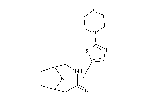 9-[(2-morpholinothiazol-5-yl)methyl]-4,9-diazabicyclo[4.2.1]nonan-3-one