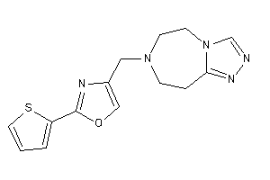 4-(5,6,8,9-tetrahydro-[1,2,4]triazolo[3,4-g][1,4]diazepin-7-ylmethyl)-2-(2-thienyl)oxazole