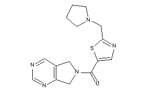 Image of 5,7-dihydropyrrolo[3,4-d]pyrimidin-6-yl-[2-(pyrrolidinomethyl)thiazol-5-yl]methanone