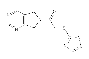 1-(5,7-dihydropyrrolo[3,4-d]pyrimidin-6-yl)-2-(1H-1,2,4-triazol-5-ylthio)ethanone