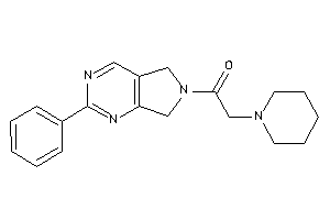 1-(2-phenyl-5,7-dihydropyrrolo[3,4-d]pyrimidin-6-yl)-2-piperidino-ethanone