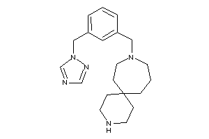 Image of 9-[3-(1,2,4-triazol-1-ylmethyl)benzyl]-3,9-diazaspiro[5.6]dodecane