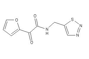 Image of 2-(2-furyl)-2-keto-N-(thiadiazol-5-ylmethyl)acetamide