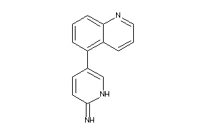 [5-(5-quinolyl)-1H-pyridin-2-ylidene]amine