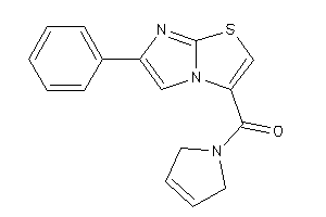 (6-phenylimidazo[2,1-b]thiazol-3-yl)-(3-pyrrolin-1-yl)methanone