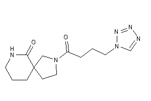 3-[4-(tetrazol-1-yl)butanoyl]-3,7-diazaspiro[4.5]decan-6-one