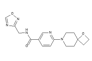 6-(1-oxa-7-azaspiro[3.5]nonan-7-yl)-N-(1,2,4-oxadiazol-3-ylmethyl)nicotinamide