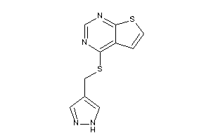 4-(1H-pyrazol-4-ylmethylthio)thieno[2,3-d]pyrimidine
