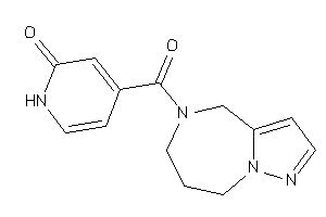 4-(4,6,7,8-tetrahydropyrazolo[1,5-a][1,4]diazepine-5-carbonyl)-2-pyridone
