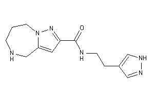 N-[2-(1H-pyrazol-4-yl)ethyl]-5,6,7,8-tetrahydro-4H-pyrazolo[1,5-a][1,4]diazepine-2-carboxamide