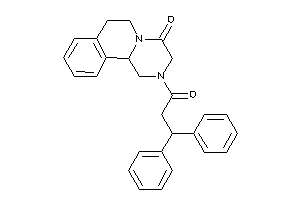 2-(3,3-diphenylpropanoyl)-3,6,7,11b-tetrahydro-1H-pyrazino[2,1-a]isoquinolin-4-one