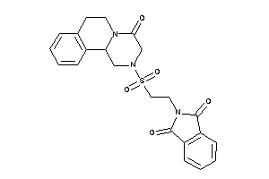 2-[2-[(4-keto-3,6,7,11b-tetrahydro-1H-pyrazino[2,1-a]isoquinolin-2-yl)sulfonyl]ethyl]isoindoline-1,3-quinone