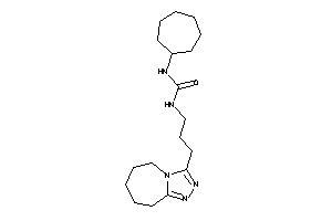 1-cycloheptyl-3-[3-(6,7,8,9-tetrahydro-5H-[1,2,4]triazolo[4,3-a]azepin-3-yl)propyl]urea