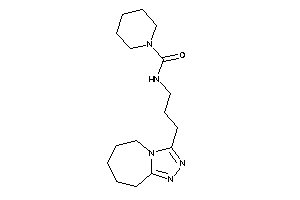 N-[3-(6,7,8,9-tetrahydro-5H-[1,2,4]triazolo[4,3-a]azepin-3-yl)propyl]piperidine-1-carboxamide