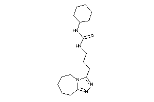 Image of 1-cyclohexyl-3-[3-(6,7,8,9-tetrahydro-5H-[1,2,4]triazolo[4,3-a]azepin-3-yl)propyl]urea