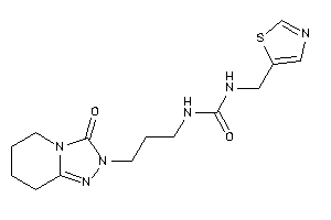 1-[3-(3-keto-5,6,7,8-tetrahydro-[1,2,4]triazolo[4,3-a]pyridin-2-yl)propyl]-3-(thiazol-5-ylmethyl)urea