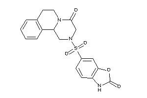 6-[(4-keto-3,6,7,11b-tetrahydro-1H-pyrazino[2,1-a]isoquinolin-2-yl)sulfonyl]-3H-1,3-benzoxazol-2-one