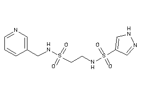 N-[2-(3-pyridylmethylsulfamoyl)ethyl]-1H-pyrazole-4-sulfonamide