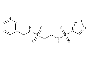 N-[2-(3-pyridylmethylsulfamoyl)ethyl]isoxazole-4-sulfonamide