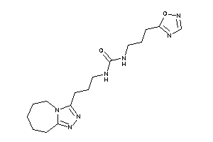 1-[3-(1,2,4-oxadiazol-5-yl)propyl]-3-[3-(6,7,8,9-tetrahydro-5H-[1,2,4]triazolo[4,3-a]azepin-3-yl)propyl]urea