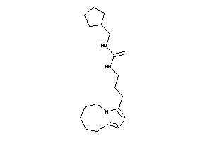 1-(cyclopentylmethyl)-3-[3-(6,7,8,9-tetrahydro-5H-[1,2,4]triazolo[4,3-a]azepin-3-yl)propyl]urea