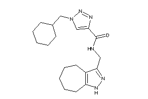 Image of 1-(cyclohexylmethyl)-N-(1,4,5,6,7,8-hexahydrocyclohepta[c]pyrazol-3-ylmethyl)triazole-4-carboxamide