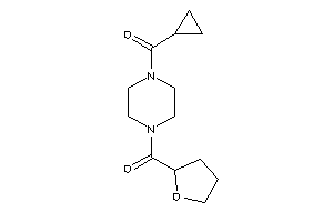 Image of Cyclopropyl-[4-(tetrahydrofuran-2-carbonyl)piperazino]methanone