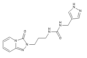Image of 1-[3-(3-keto-[1,2,4]triazolo[4,3-a]pyridin-2-yl)propyl]-3-(1H-pyrazol-4-ylmethyl)urea