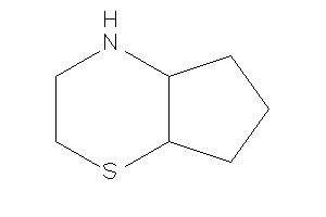 2,3,4,4a,5,6,7,7a-octahydrocyclopenta[b][1,4]thiazine