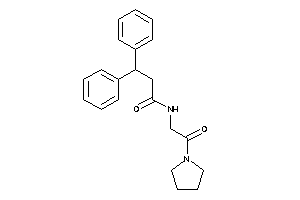 Image of N-(2-keto-2-pyrrolidino-ethyl)-3,3-diphenyl-propionamide