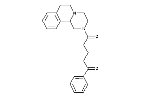 Image of 1-(1,3,4,6,7,11b-hexahydropyrazino[2,1-a]isoquinolin-2-yl)-5-phenyl-pentane-1,5-dione