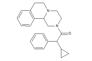 Image of 1-(1,3,4,6,7,11b-hexahydropyrazino[2,1-a]isoquinolin-2-yl)-2-cyclopropyl-2-phenyl-ethanone