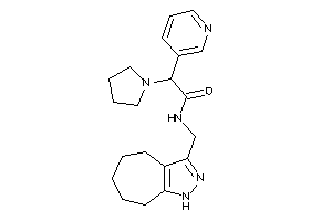 N-(1,4,5,6,7,8-hexahydrocyclohepta[c]pyrazol-3-ylmethyl)-2-(3-pyridyl)-2-pyrrolidino-acetamide