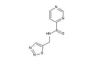 Image of N-(thiadiazol-5-ylmethyl)pyrimidine-4-carboxamide