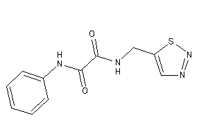 Image of N'-phenyl-N-(thiadiazol-5-ylmethyl)oxamide