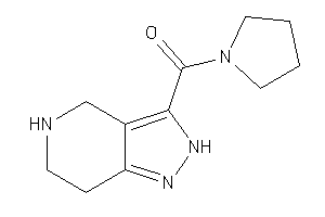 Image of Pyrrolidino(4,5,6,7-tetrahydro-2H-pyrazolo[4,3-c]pyridin-3-yl)methanone