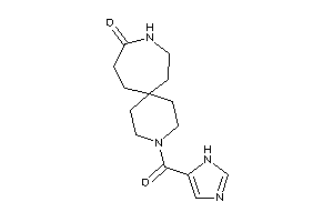 3-(1H-imidazole-5-carbonyl)-3,10-diazaspiro[5.6]dodecan-9-one