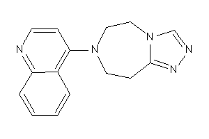 Image of 7-(4-quinolyl)-5,6,8,9-tetrahydro-[1,2,4]triazolo[3,4-g][1,4]diazepine