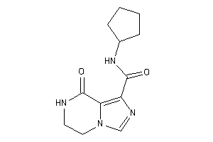 N-cyclopentyl-8-keto-6,7-dihydro-5H-imidazo[1,5-a]pyrazine-1-carboxamide