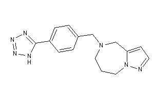 Image of 5-[4-(1H-tetrazol-5-yl)benzyl]-4,6,7,8-tetrahydropyrazolo[1,5-a][1,4]diazepine