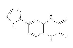 Image of 6-(1H-1,2,4-triazol-5-yl)-1,4-dihydroquinoxaline-2,3-quinone