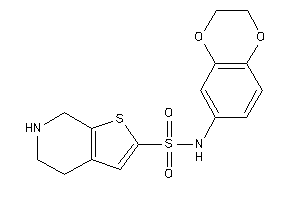 Image of N-(2,3-dihydro-1,4-benzodioxin-6-yl)-4,5,6,7-tetrahydrothieno[2,3-c]pyridine-2-sulfonamide